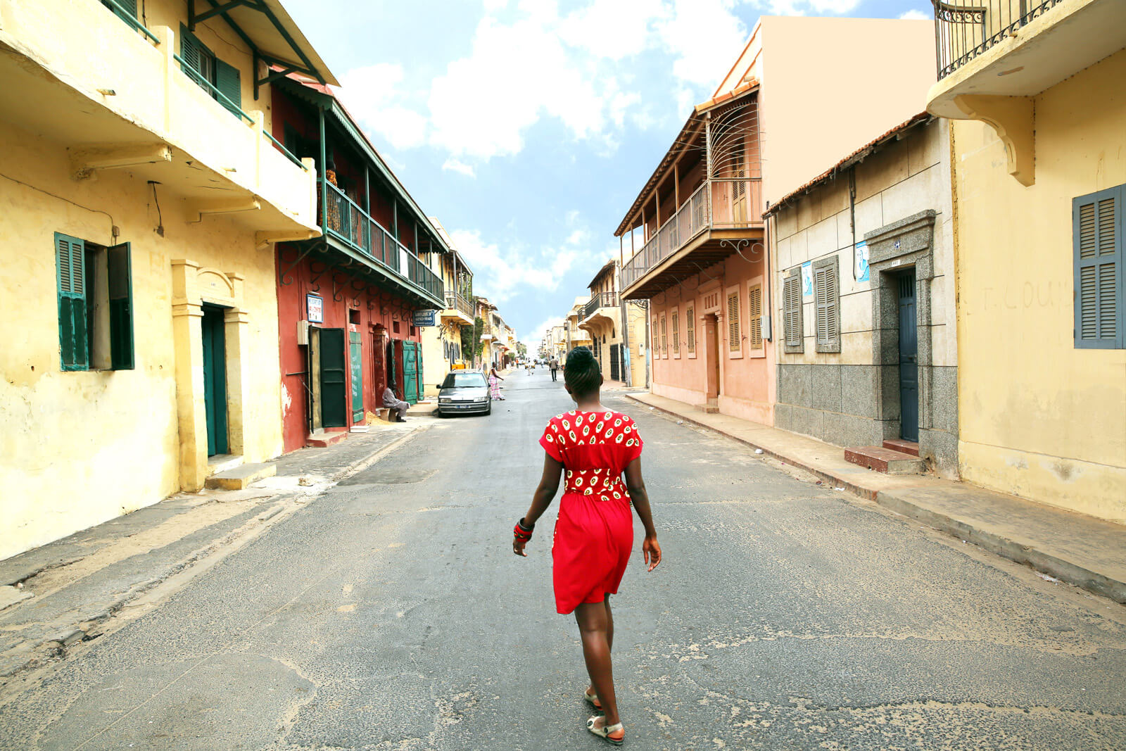 La femme en rouge